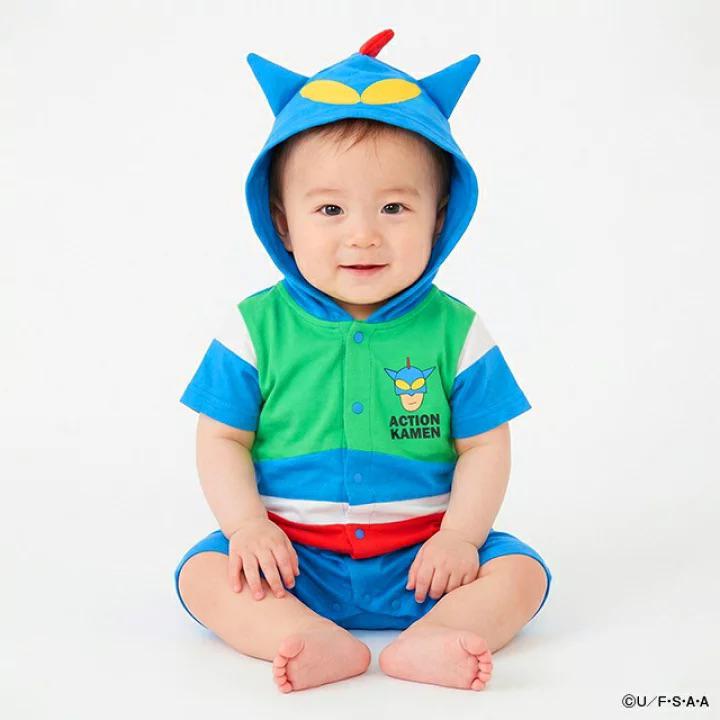 蠟筆小新嬰兒連帽衣 超動感超人2款可選 70-80cm