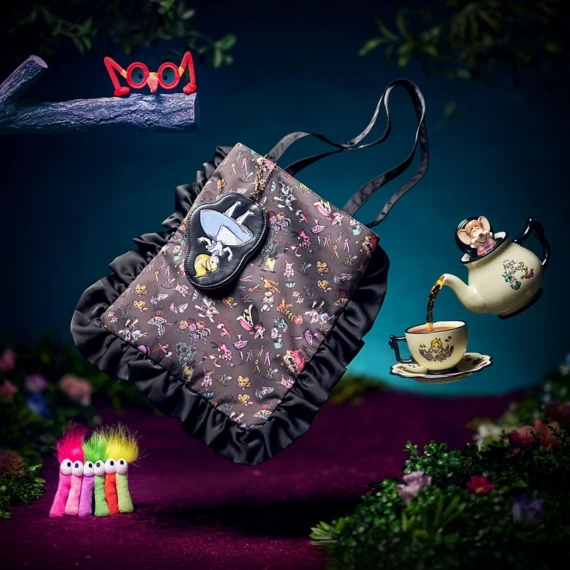 🌸 【預訂】ANNA SUI Eco Bag with Pouch - DISNEY ALICE IN WONDERLAND 75TH ANNIVERSARY
