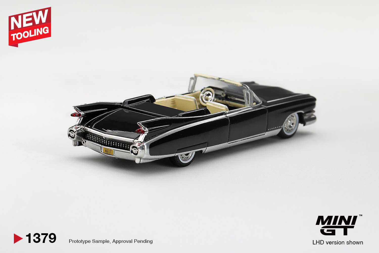 Pre Order - MINI GT ( MGT01379-L ) Cadillac Eldorado Biarritz 1959 Black / MINIGT 預訂優惠價 Pre-Order Price: HK$80