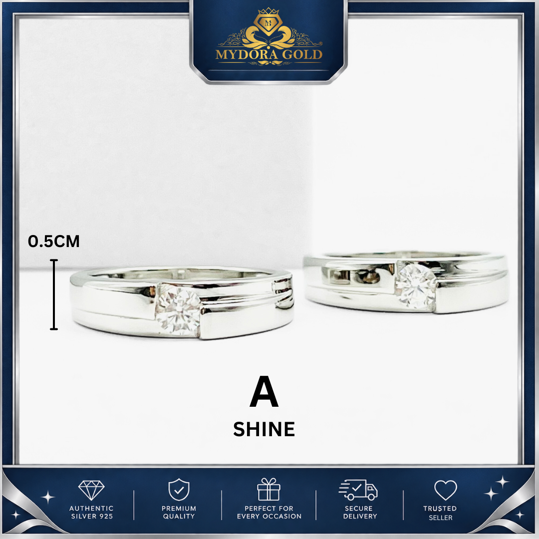 MYDORA 925 Silver Ring - Cincin Forever Line Collection