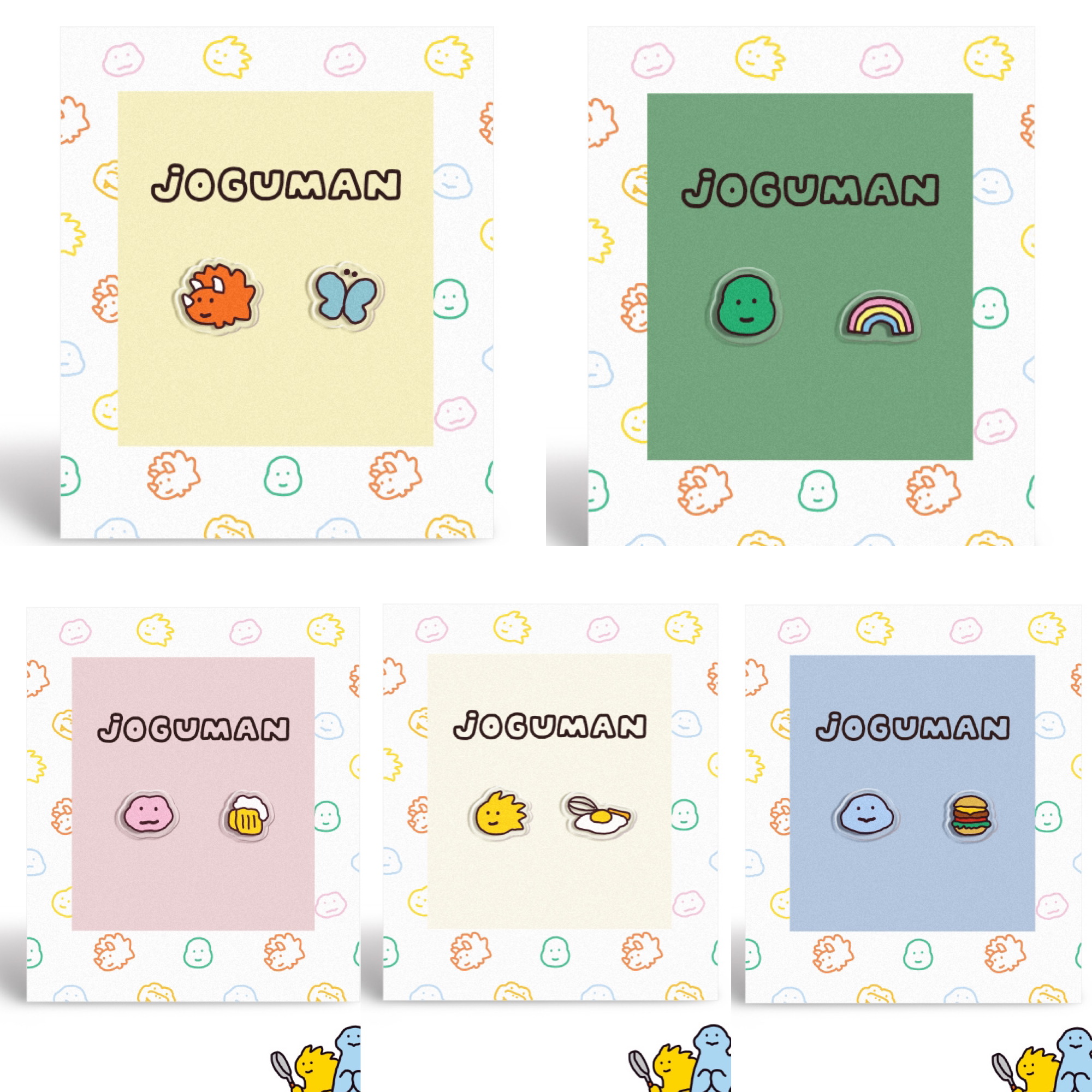 📦訂購 台灣限定 STORY 故事銀飾 x JOGUMAN 恐龍系列 耳環