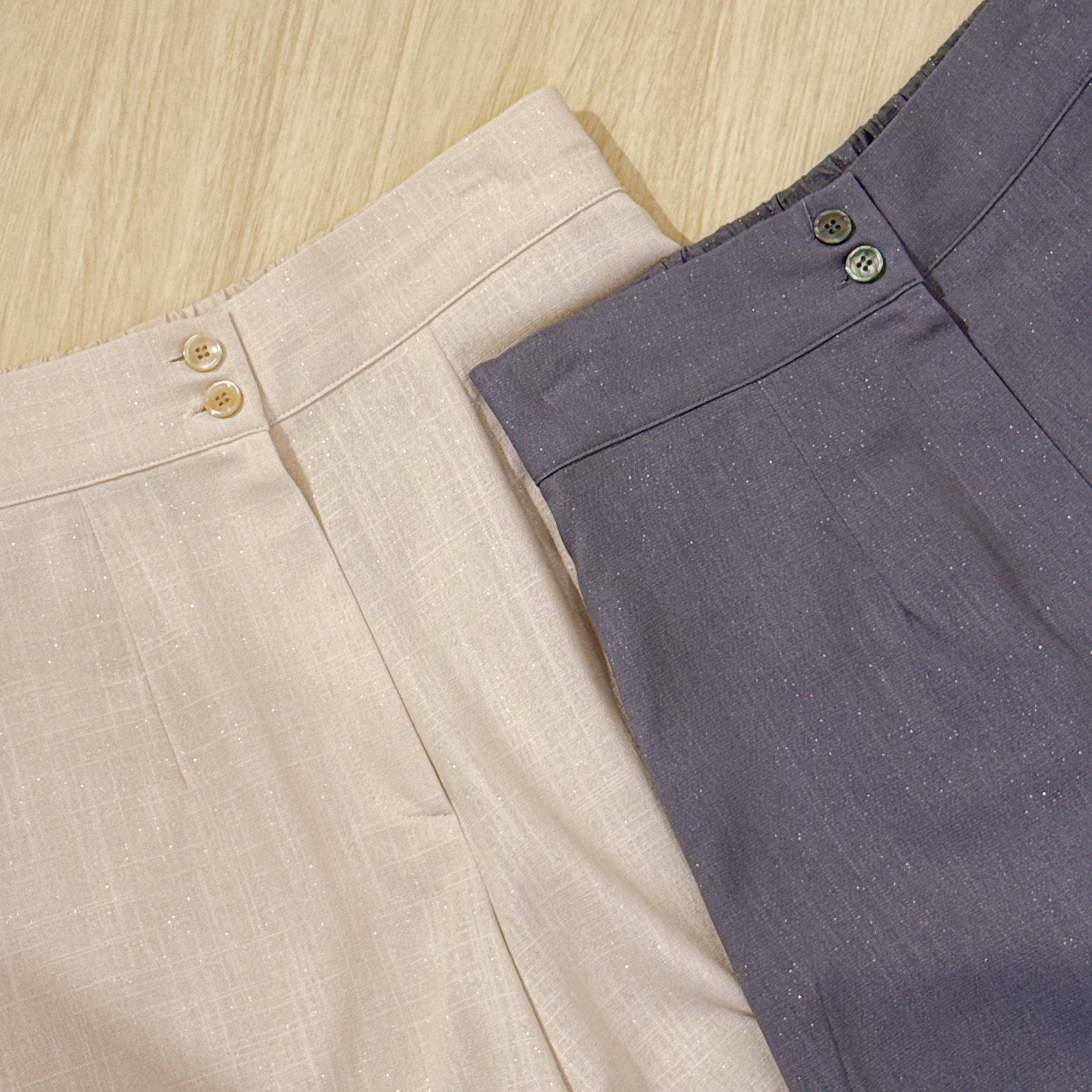 #HANNA-made# Shine-On Linen Pants