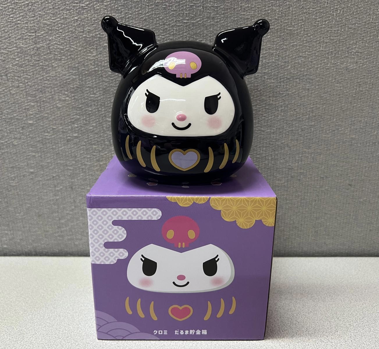 🎌日本直送🎌Kuromi 達摩造型錢罌