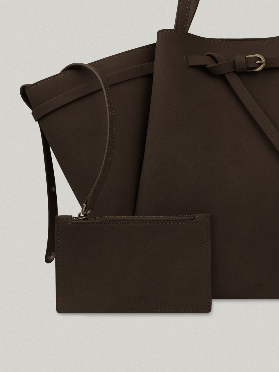 MINI ANTHOS BAG-NUBUCK (COCOA)