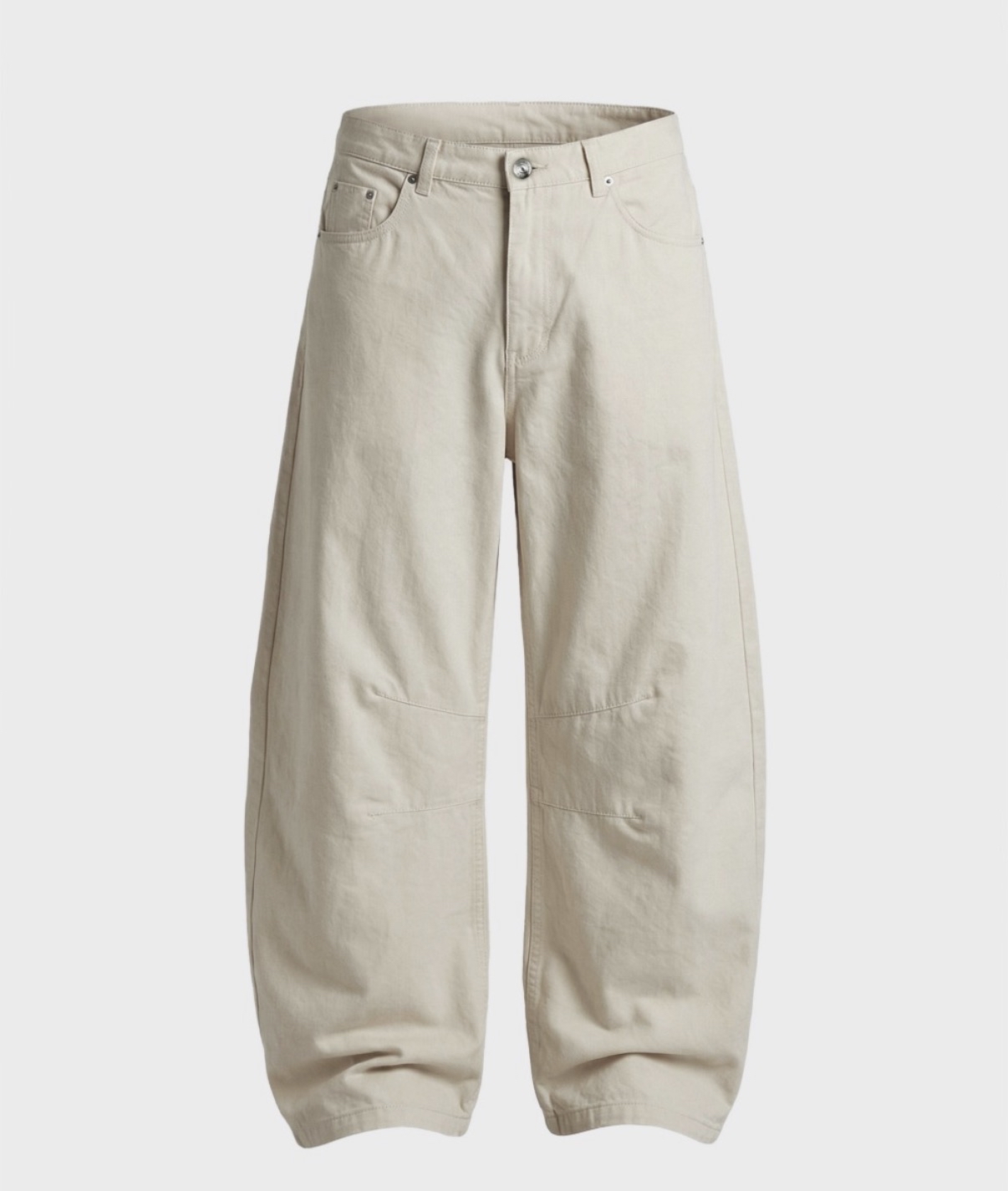 BADBLOOD新款 [w-pts26-085] Contour Lightweight Curved Fit Pants - Cream