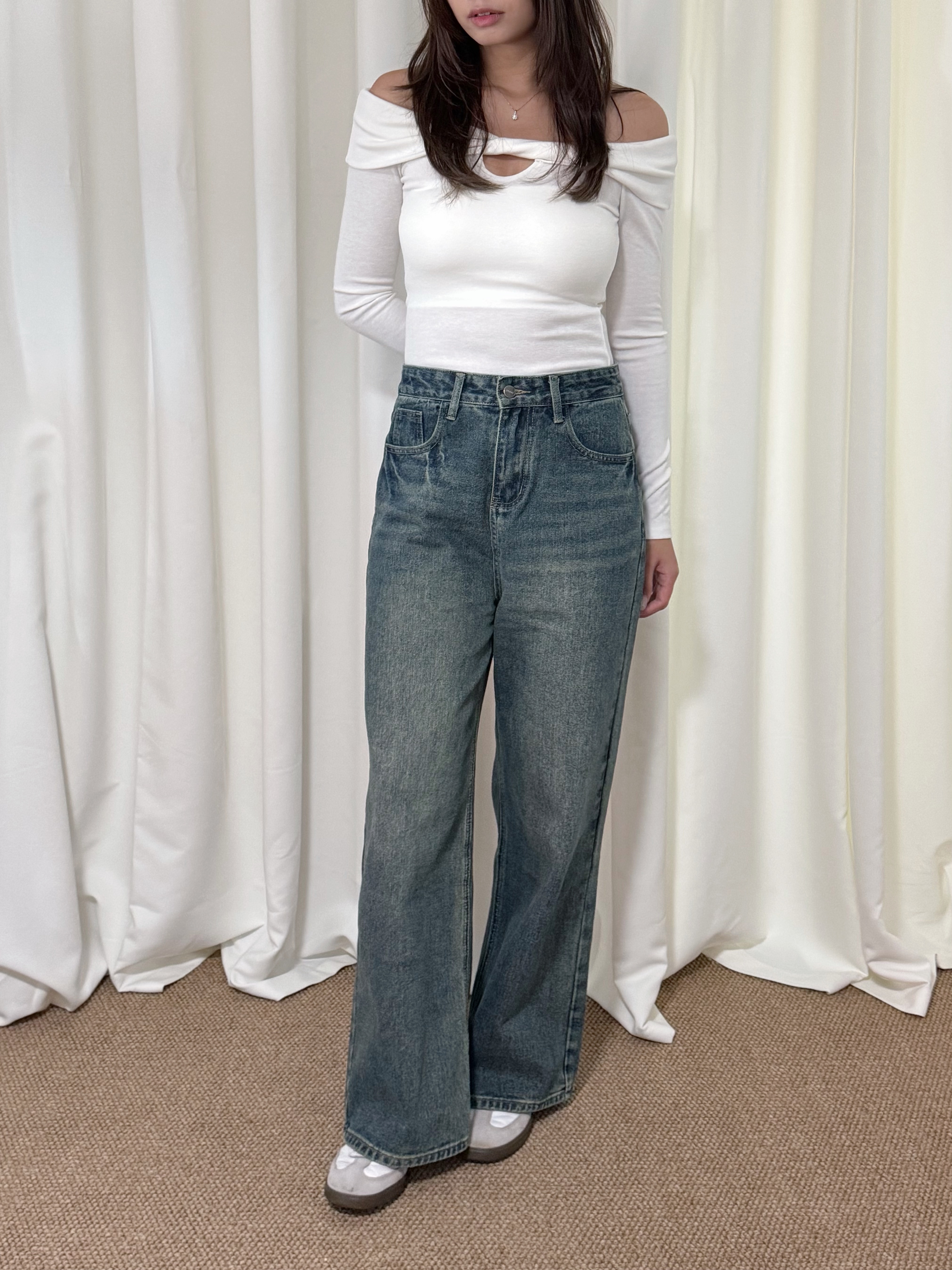 THAI Vintage Wide Leg Jeans(四個尺碼)