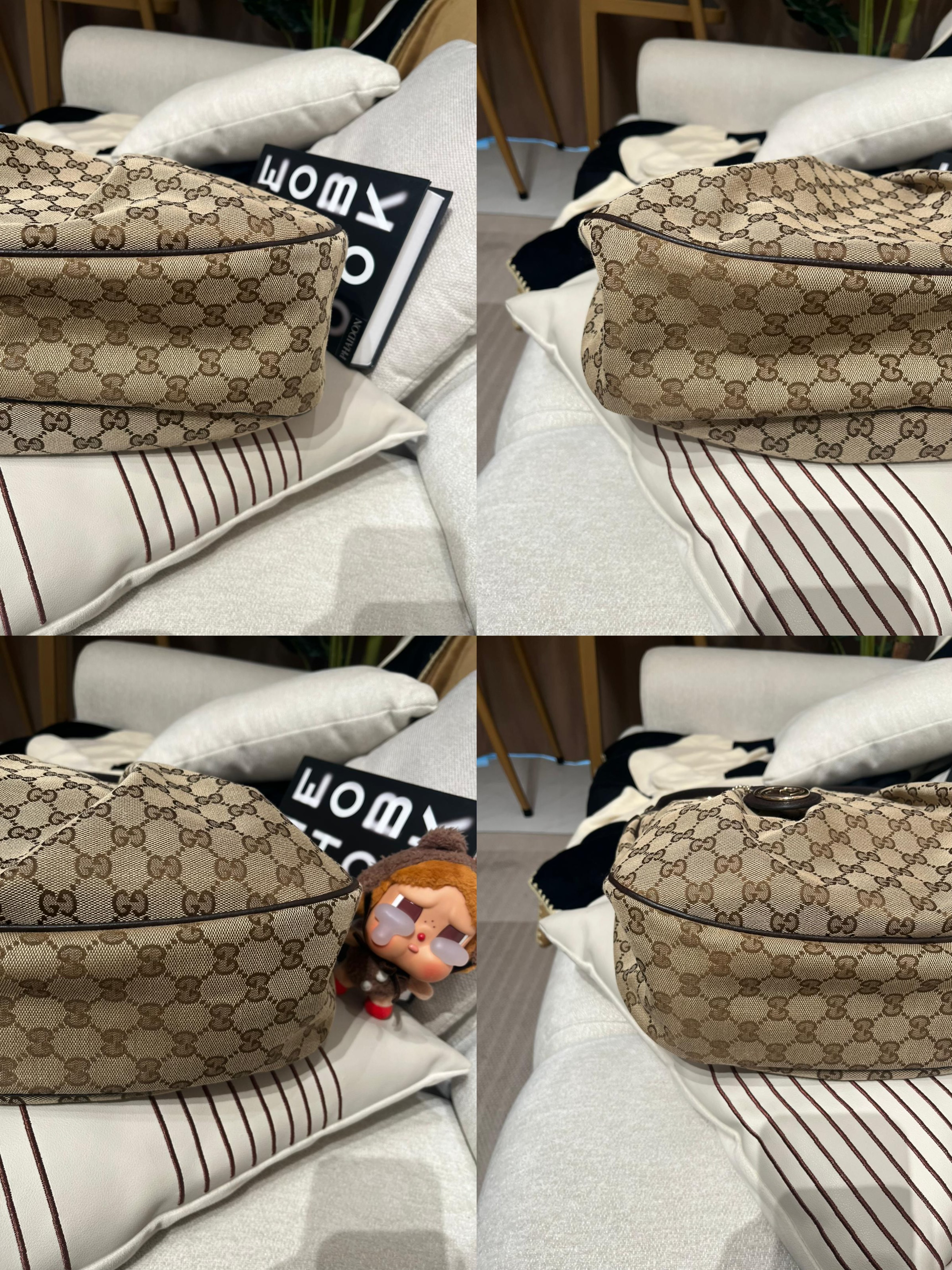 Gucci hobo gg Hobo bag  100%Authentic ,98%new✅dust bag 