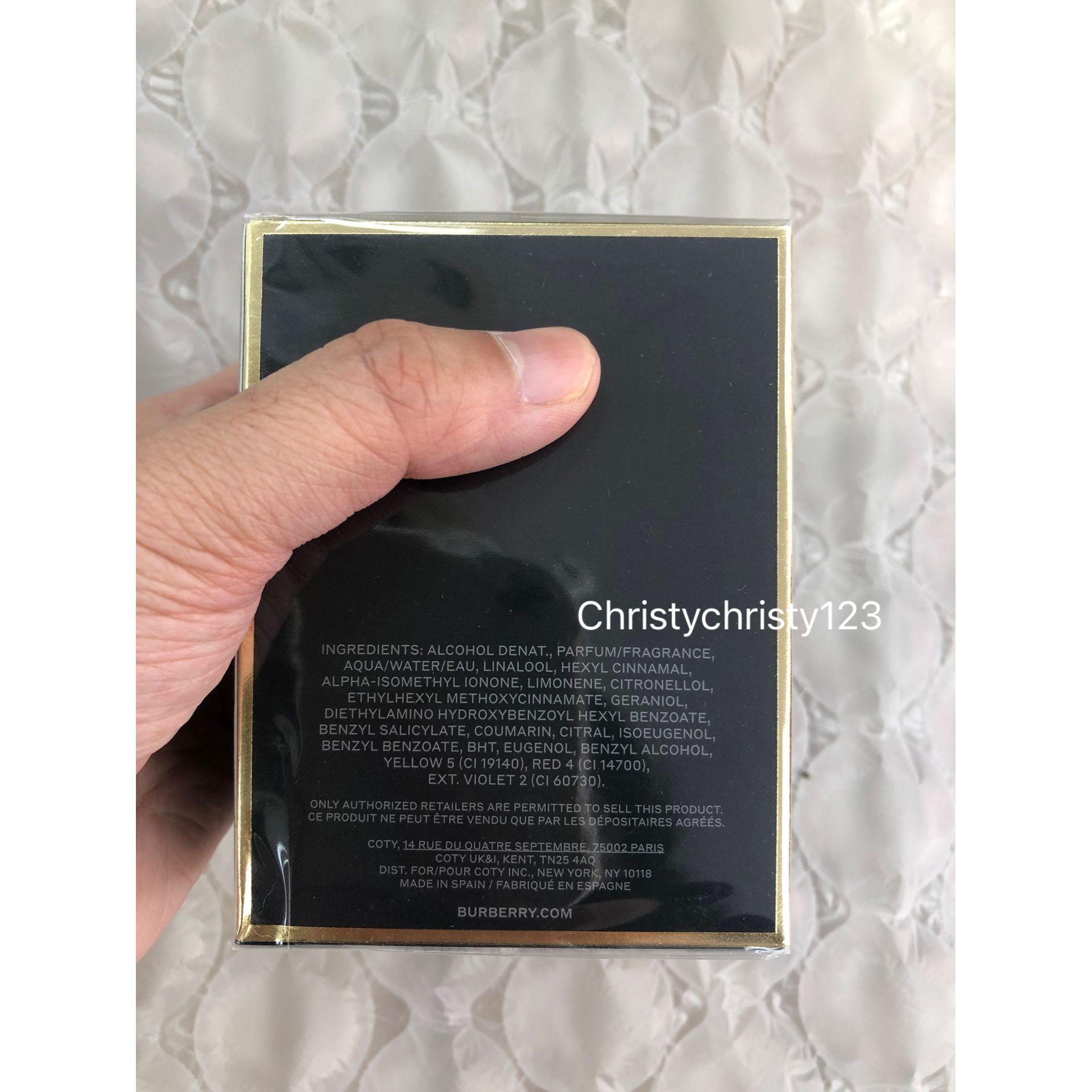 BURBERRY My Burberry Black EDT 香水50ml | Christy Kristy
