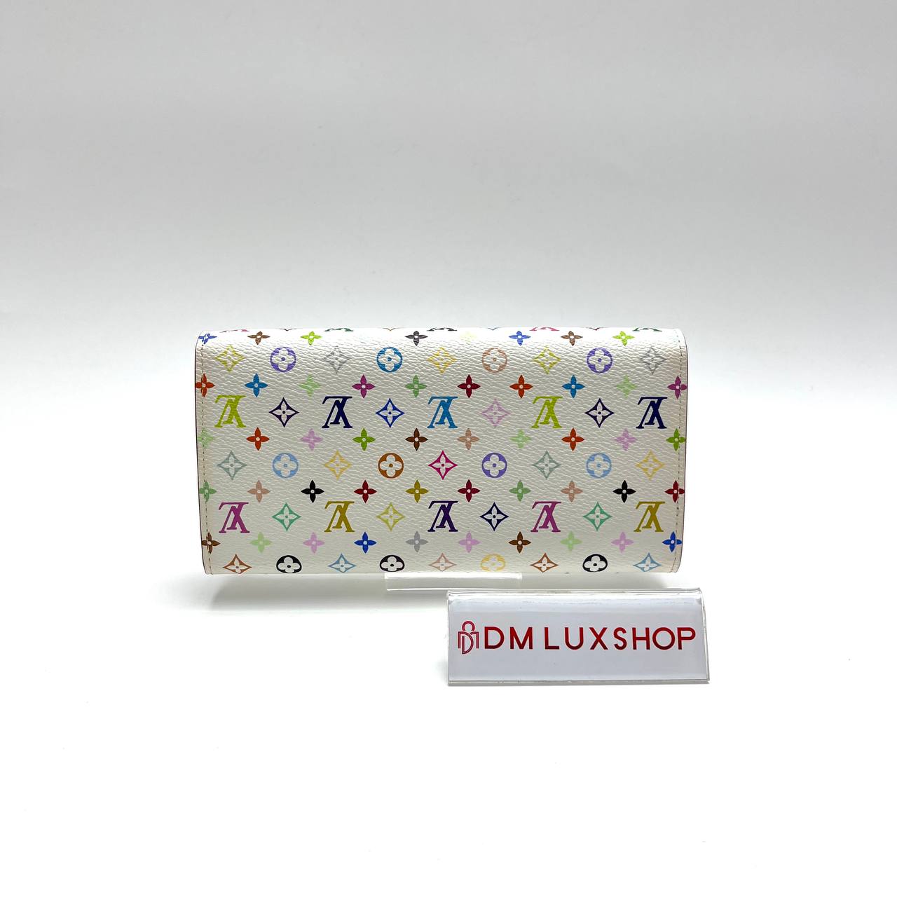 LV White Multicolour Sarah Wallet