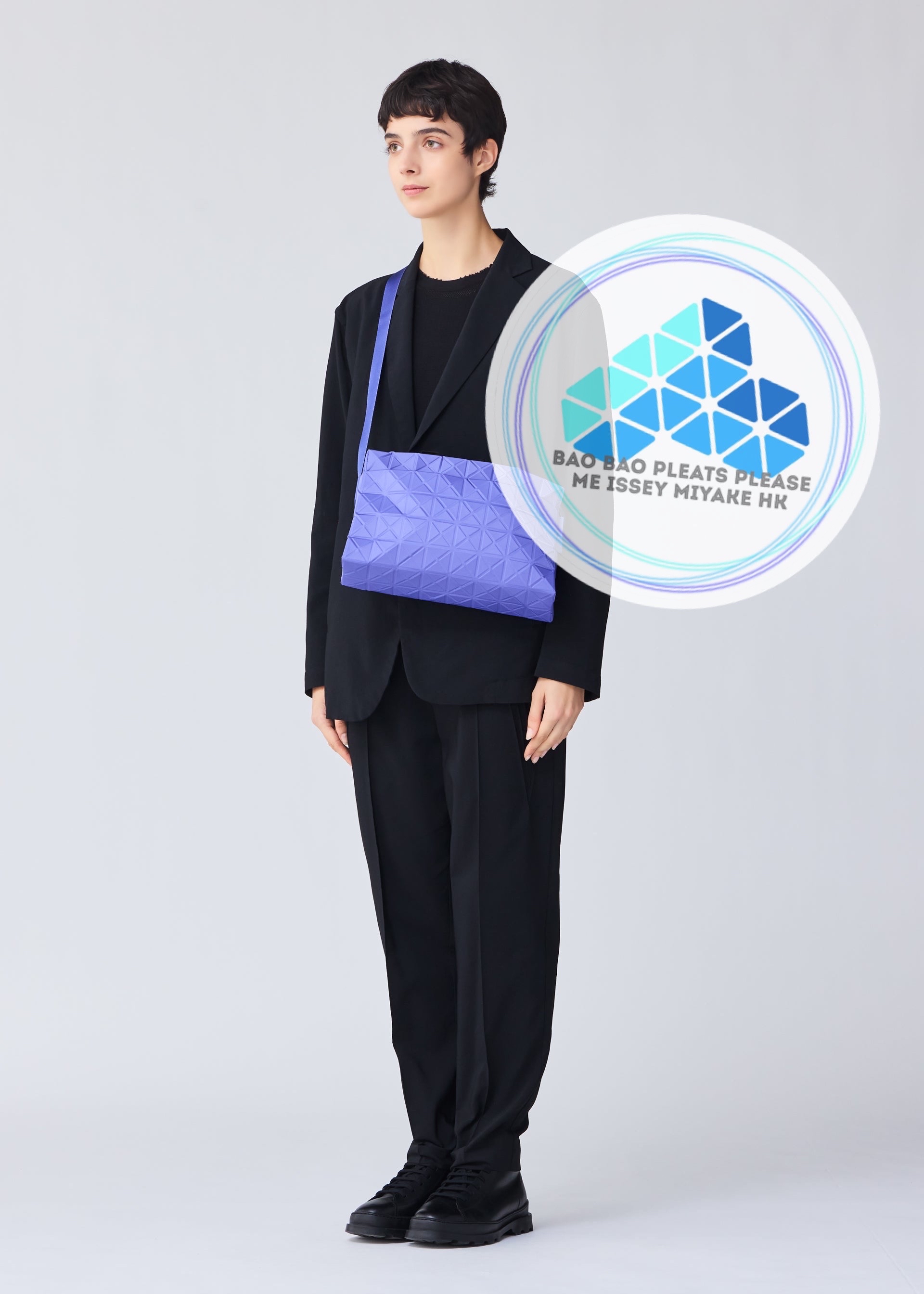 BAO BAO TRACK 啞面斜孭袋one-tone crossbody bag 大尺寸 L size