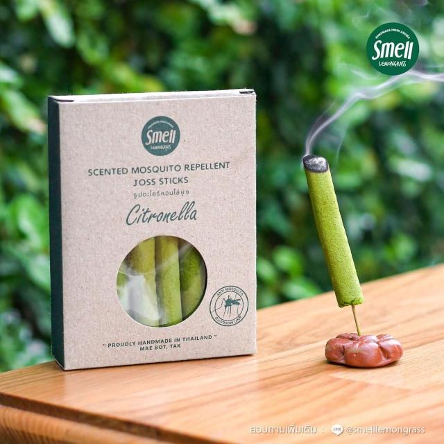 泰國🇹🇭Smell Lemongrass 有機天然 檸檬香草 香薰防蚊棒⏰ 預購商品⏰