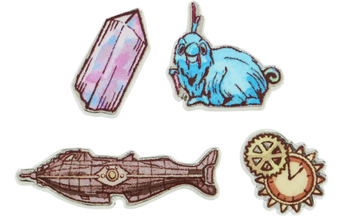 【預訂】DisneySea 25th Jubilee Locket - Sparkling pieces (Mysterious Island)