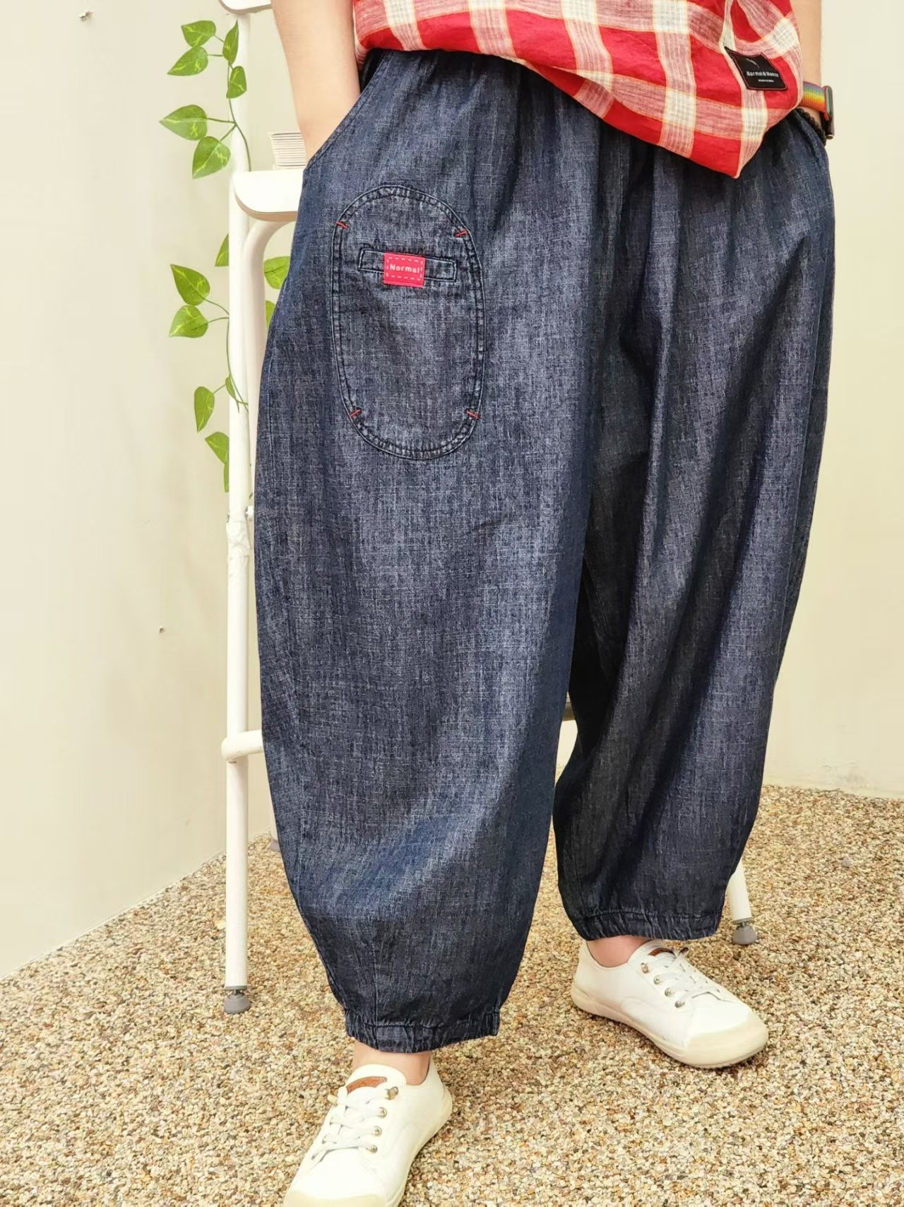NO OS 薄蘿蔔牛褲