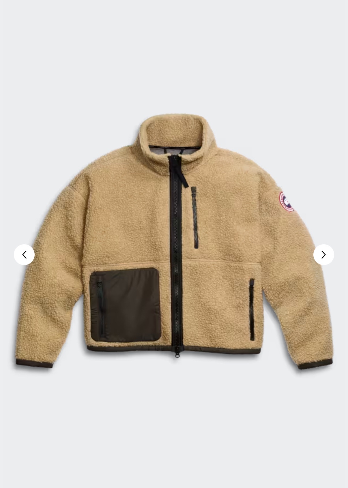 限時優惠💖冬天斷貨款✨ 訂貨🍒Canada Goose 羊羔毛外套 Size XS S M L  Color :Ecru Beige/Terra