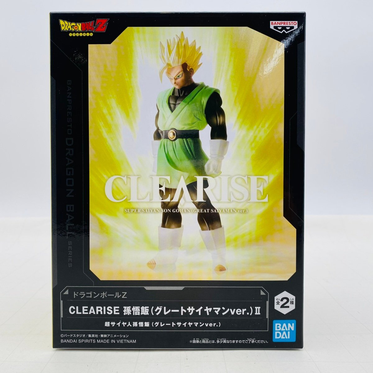Banpresto, Clearise Figure (Ver. B): Dragon Ball Z, Son Gohan (Great Saiyaman Ver.) II 龍珠Z 孫悟飯
