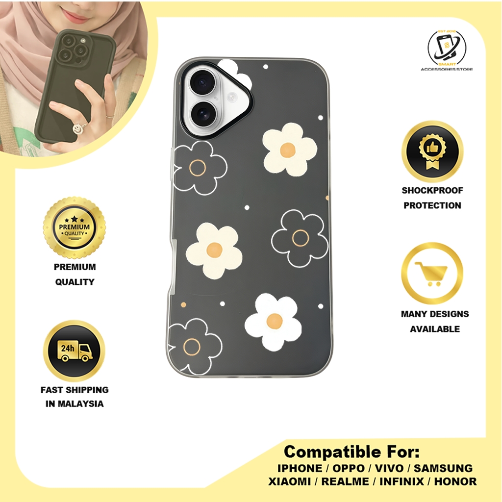 JELLY CASE PHONE FOR IPHONE - DESIGN FLOWER A2