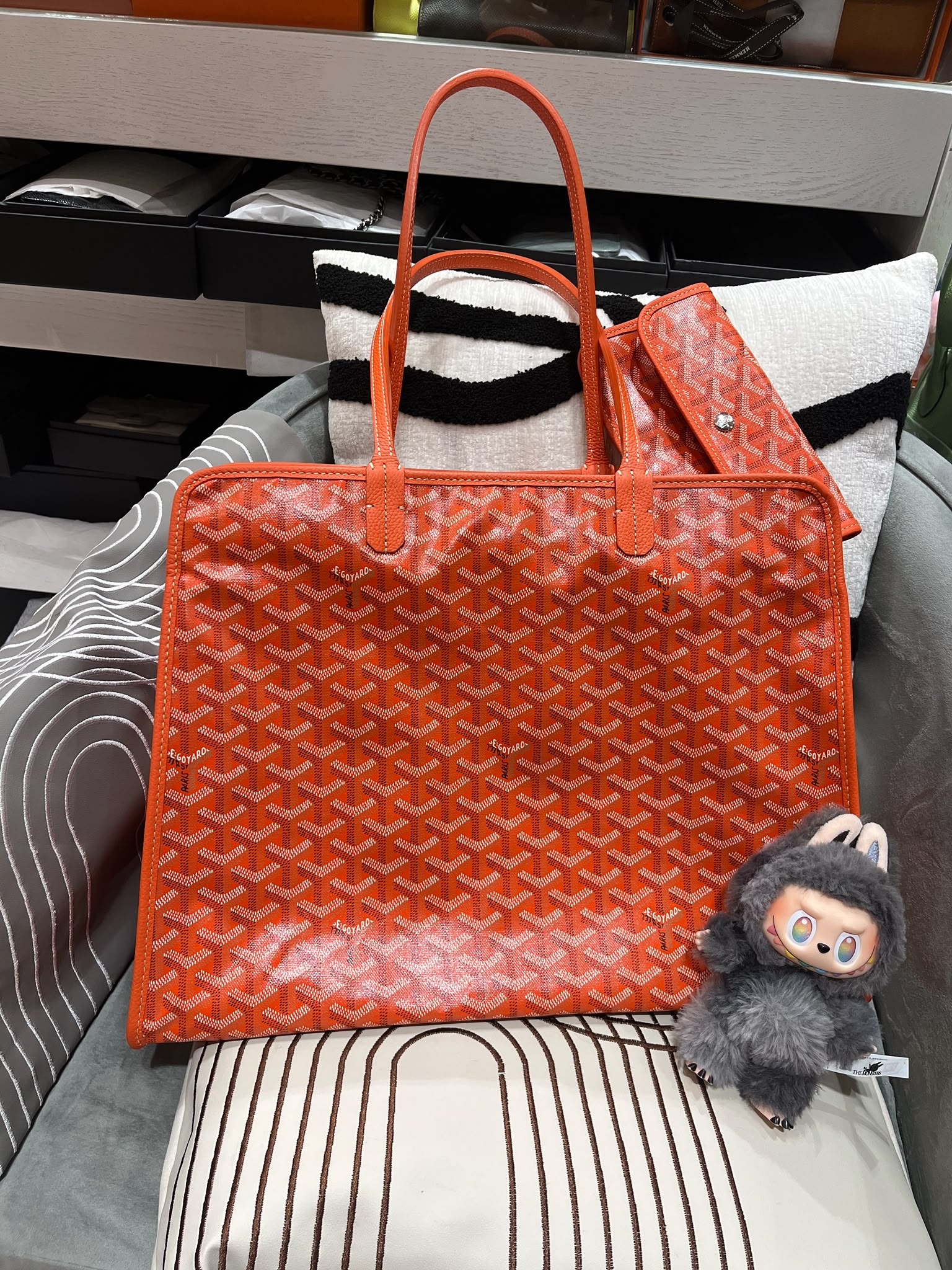 Goyard Hardy pm Tote Bag 100%Authentic, 98%new ✅專門店收據✅防塵袋