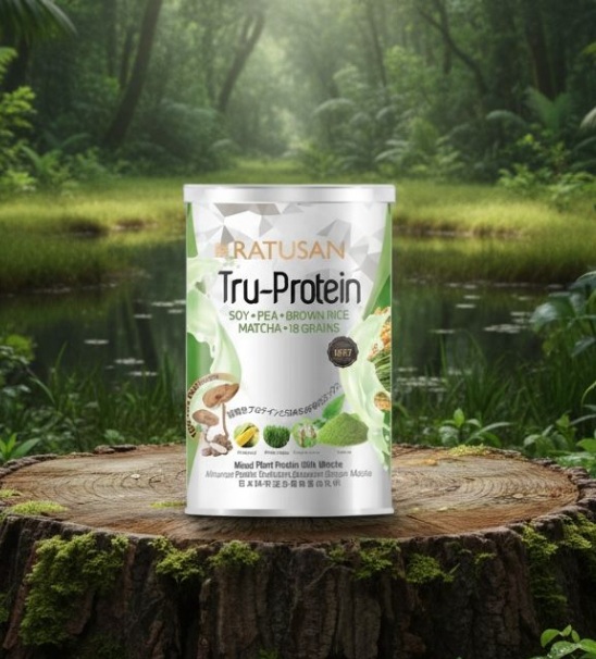  TRU PROTEIN 日本抹茶和虎乳芝混合 植物蛋白飲料 (450g)