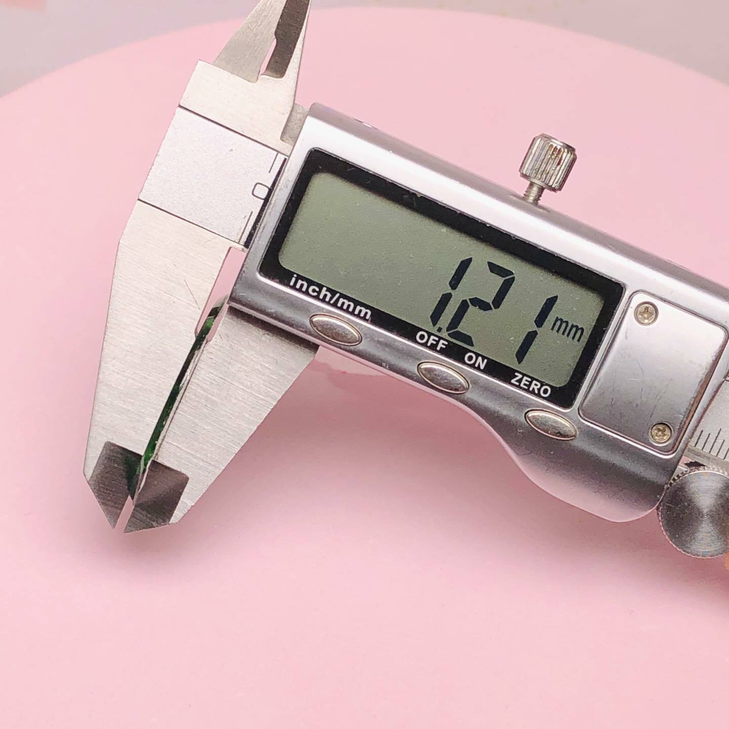 豹紋花青圓牌 - 1