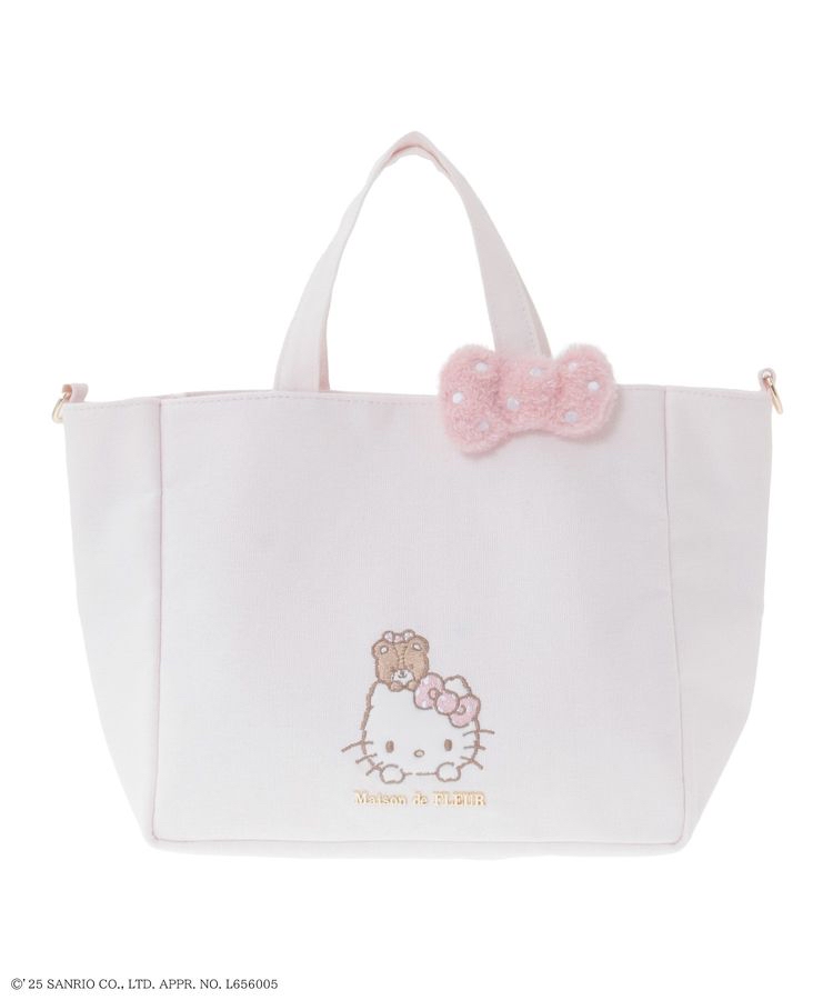 🎀【預訂】 Maison de FLEUR × HELLO KITTY 2way Tote Bag W