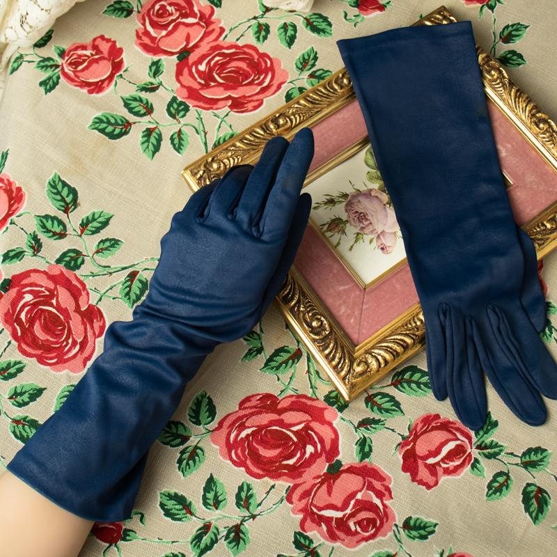 C.a. 1960s Vintage Fabric Gloves from Germany (CE065-CE068)