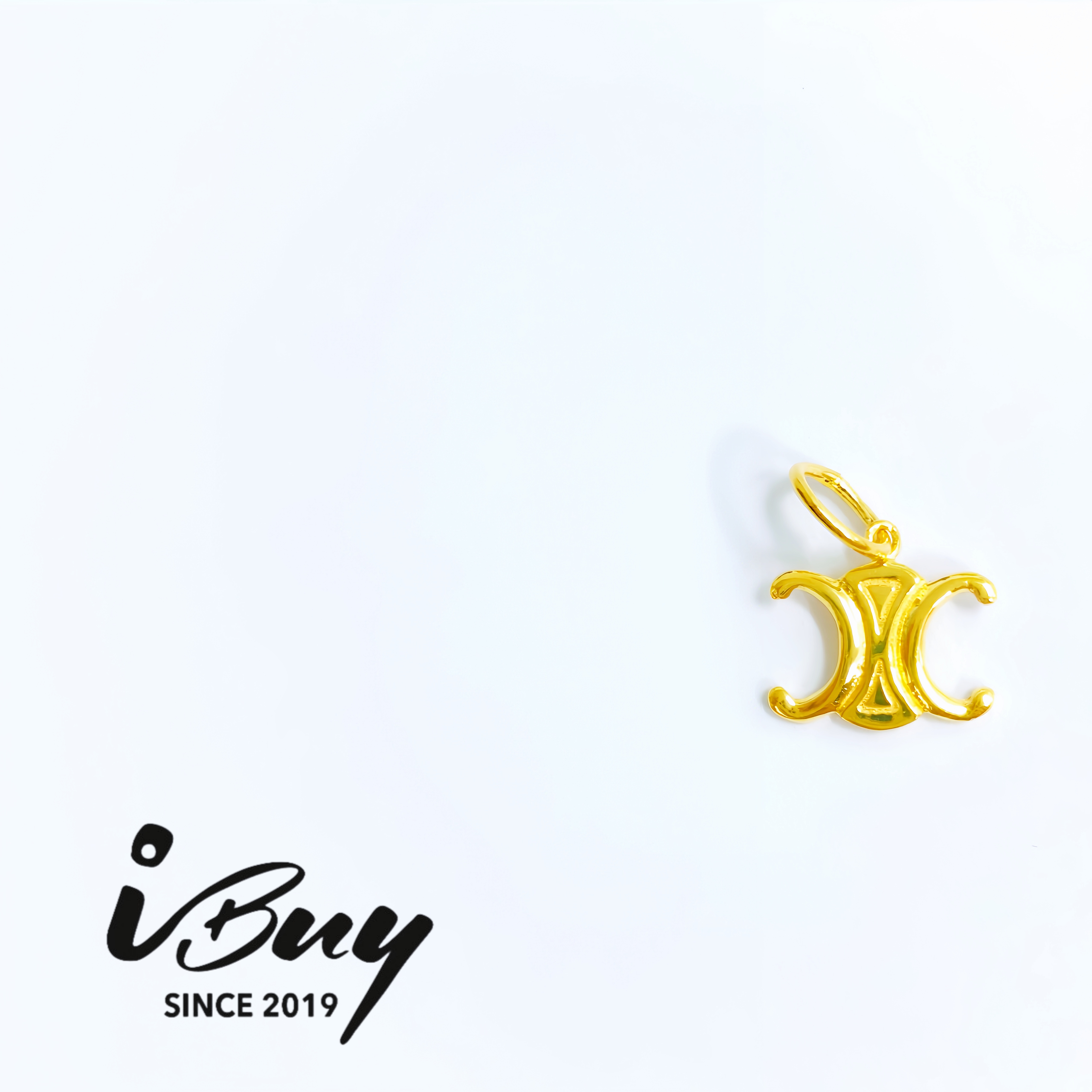 916 GOLD CELINE PENDANT 916 金 思琳吊坠