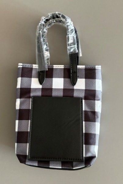 即將下架 清貨價🌈A116 - Prada 韓國粉紅色格紋手提袋 (改裝)