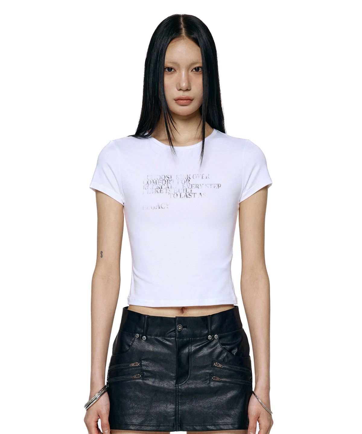 🇰🇷訂購｜ROCKCAKE 26SS｜Legacy Crop Top  2色 
