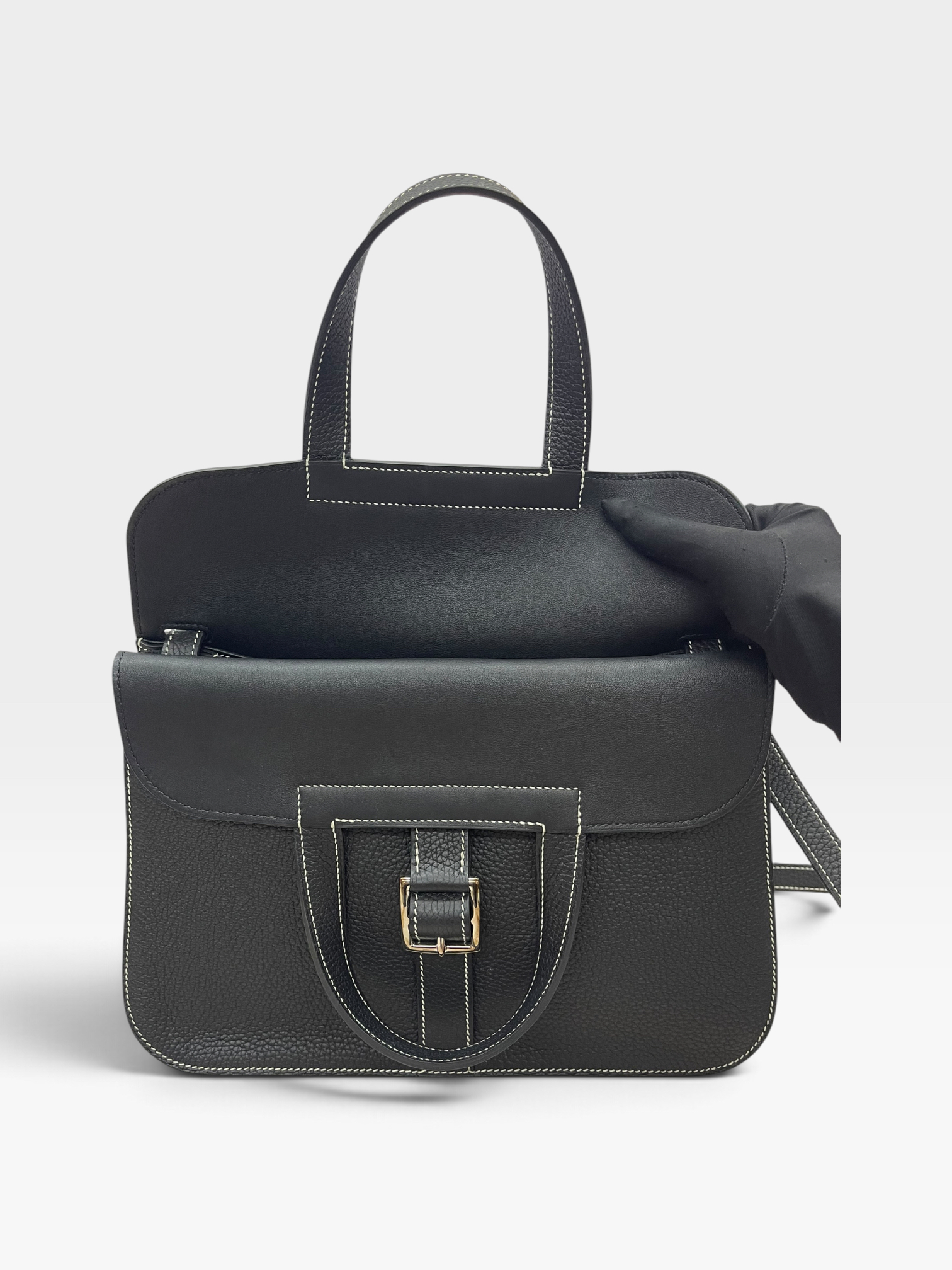 Pre-owned Hermes Halzan Togo / Stamp X/ Product Code: 100803
