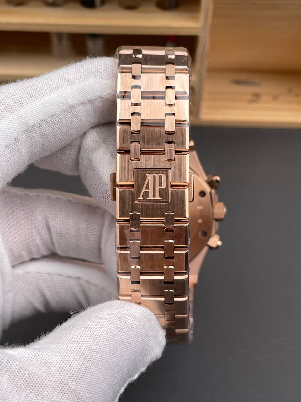 🚀皇家橡树26331OR 玫金蓝盘/41mm/4801机💯