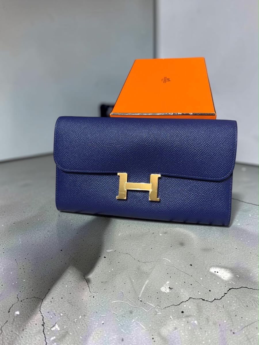 Hermes Constance Wallet Stamp C 100%Authentic, 98%New ✅Box