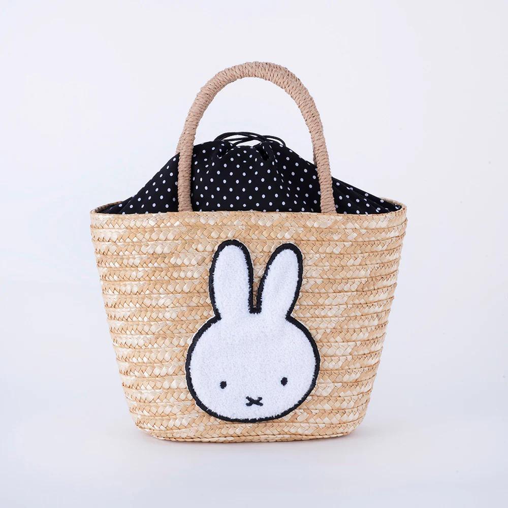 🆕【⭐訂購⭐】🌀 🇯🇵 日本直送 #Miffy sagara刺繡 草織籃子包［3款選］🌀 [ELCD-0186][260421]