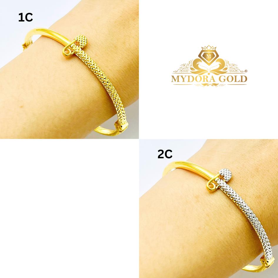 MYDORA EMAS 916 Gelang Moden Safety Pin l EMAS 916/22K