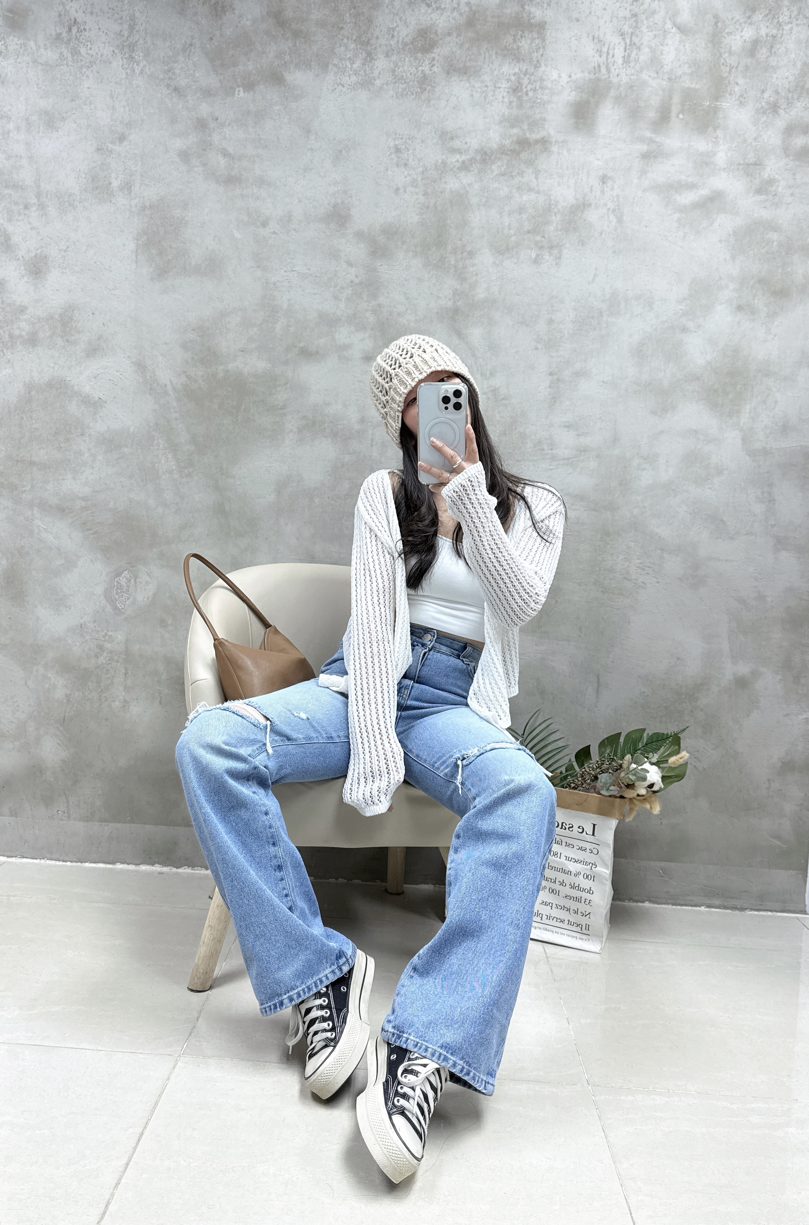 M17 不規則腳網外套