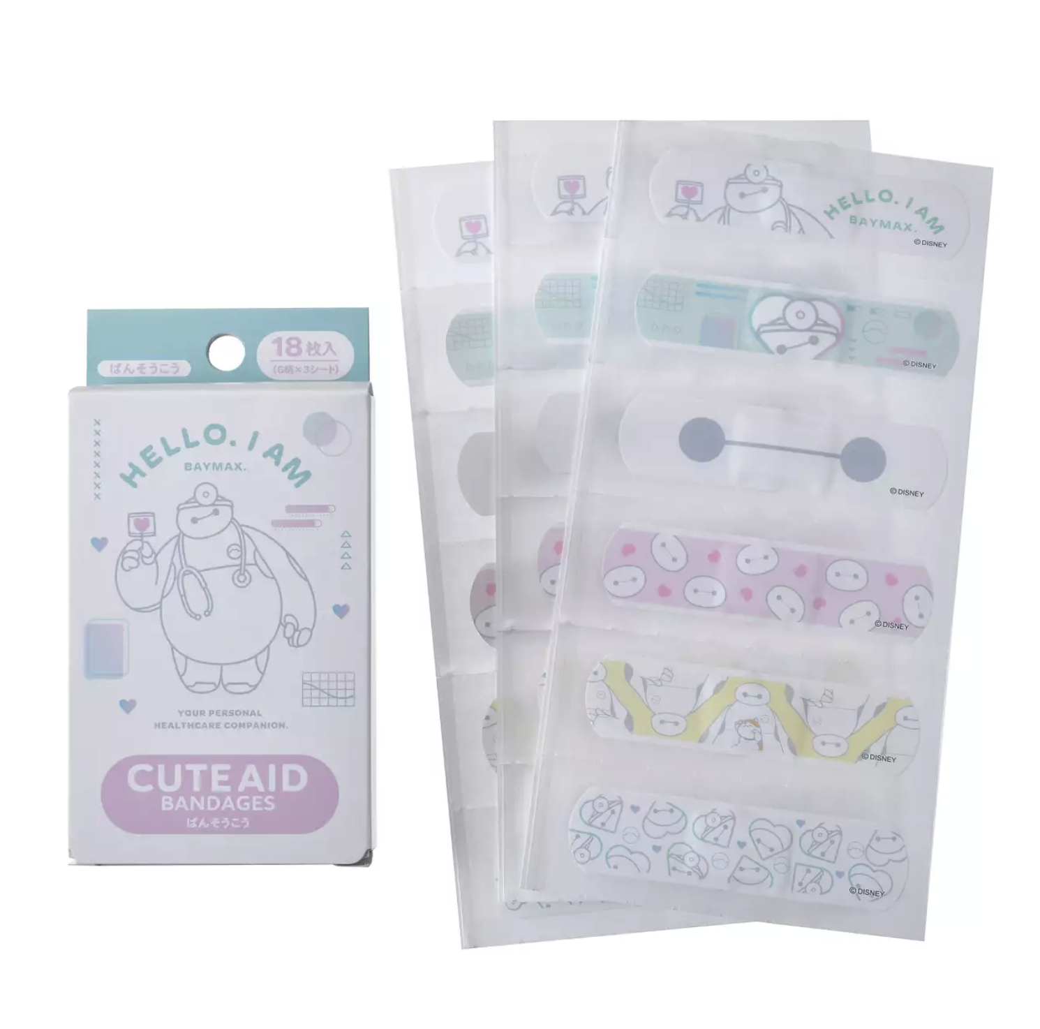 預訂 Care Robot Baymax 保濕cream 潤唇膏 膠布 藥盒 小物pouch 多用途pouch 掛袋pouch 眼鏡盒連抺布