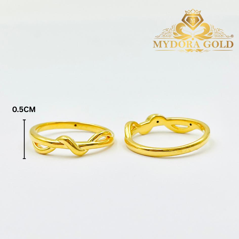 MYDORA Cincin Eternal Twist (5G) l EMAS 916/22K