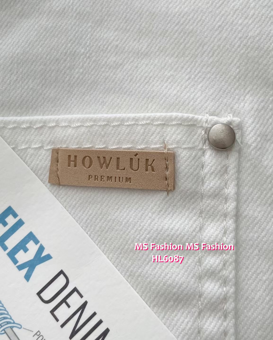 HL6087 韓國🌼Howluk高腰前兩袋短牛