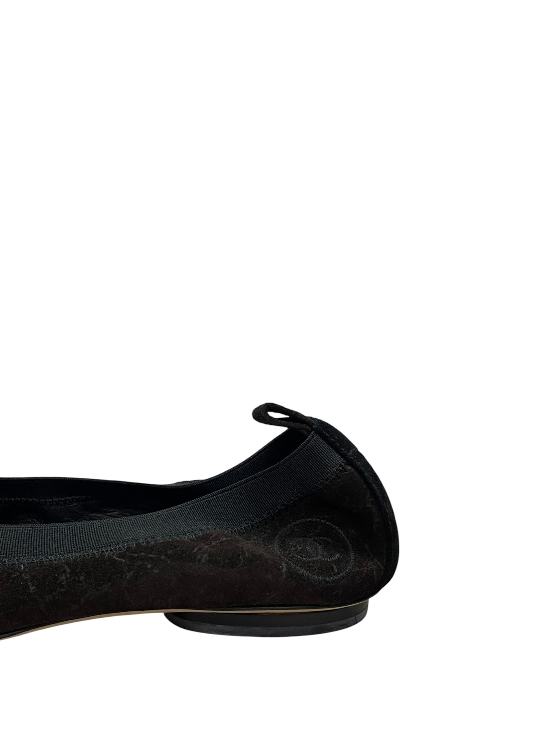 Pre-Owned Chanel Suede Cap Toe Ballerina Flats / Product Code: 080520