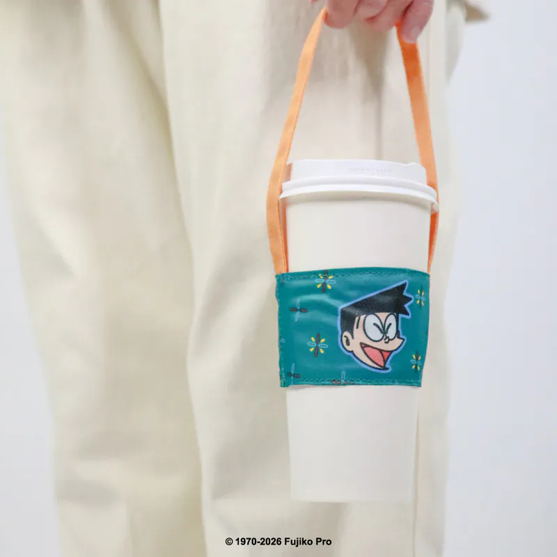 [訂購] 多啦A夢飲品杯套 杯袋 （全角色大集合) 旅行