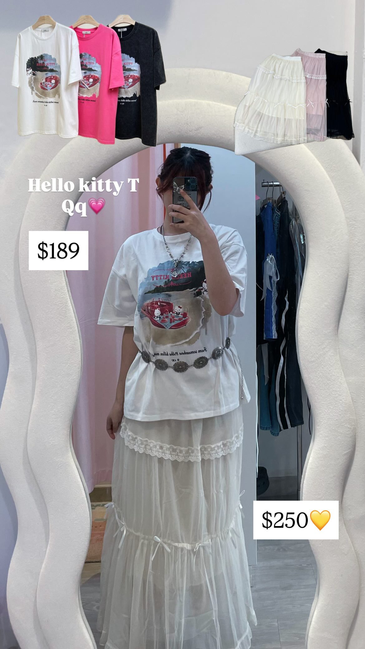 限定泰🇹🇭貨！kitty水洗oversized tee