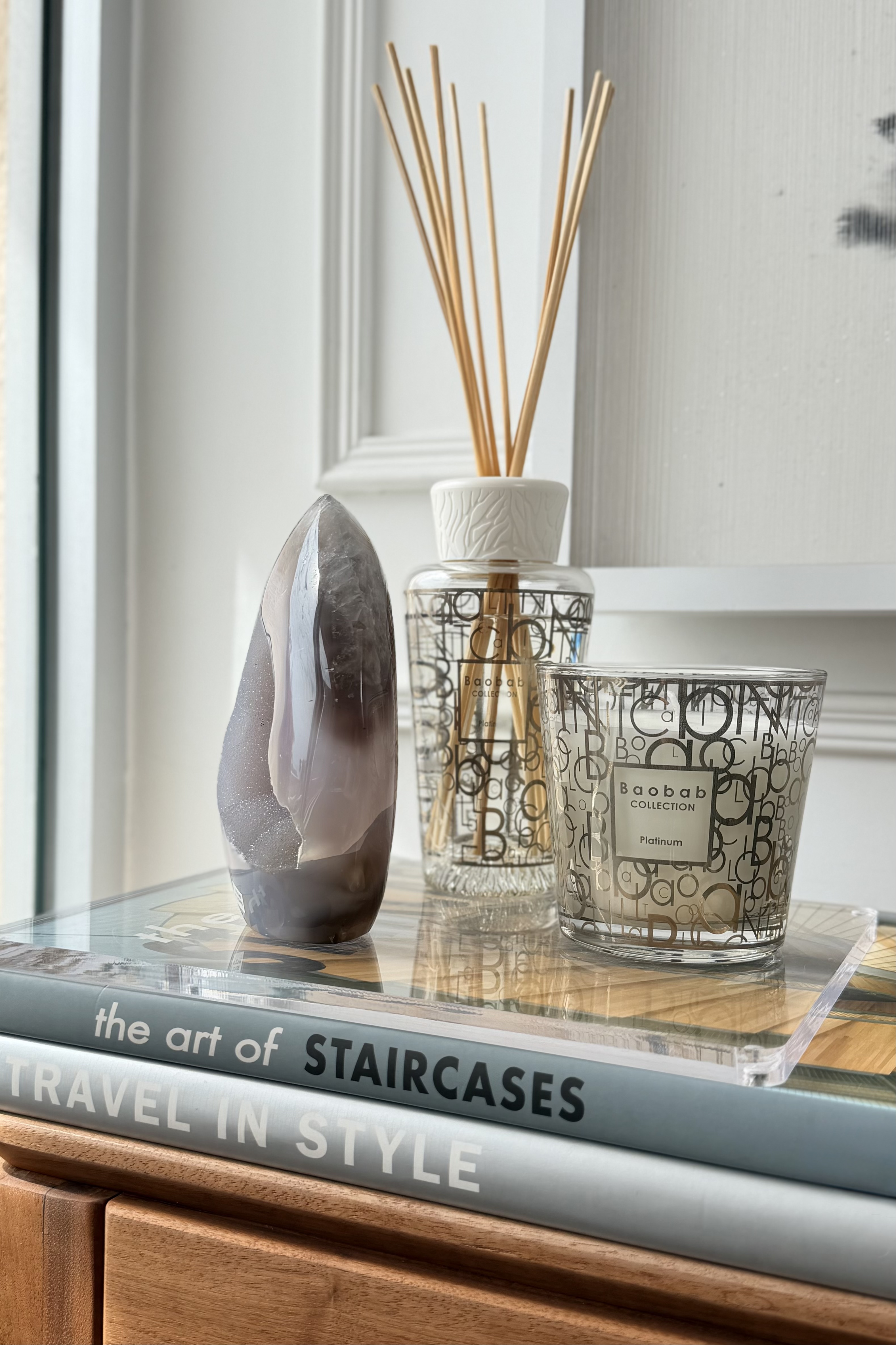  ༒14.6cm沙糖瑪瑙火焰柱༒ 9608C13sGNJ5-RB28*5TT