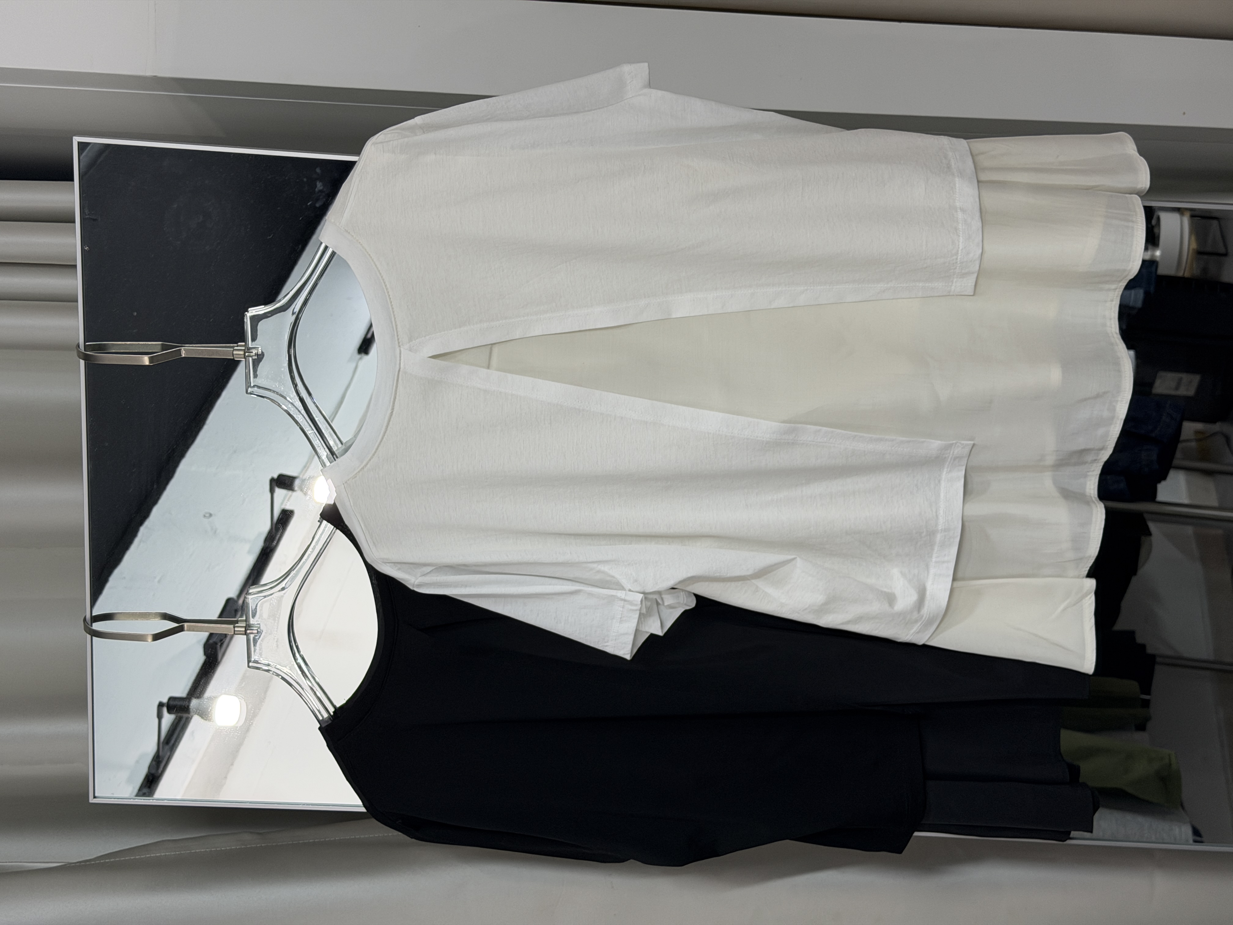 2 in 1拼接層次感短袖上衣