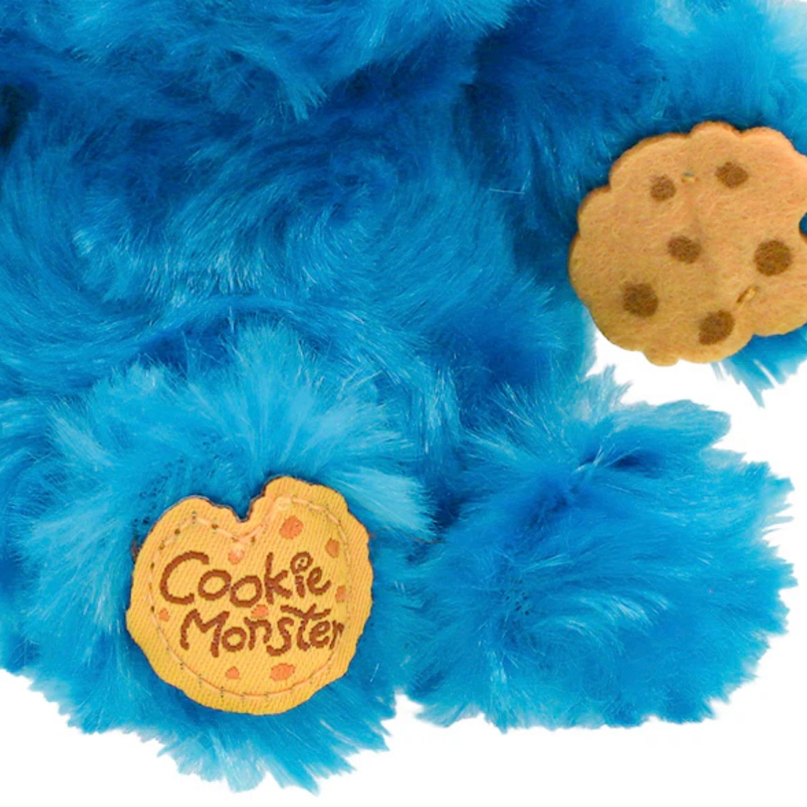 Cookie Monster Stuffed Toy Key Chain