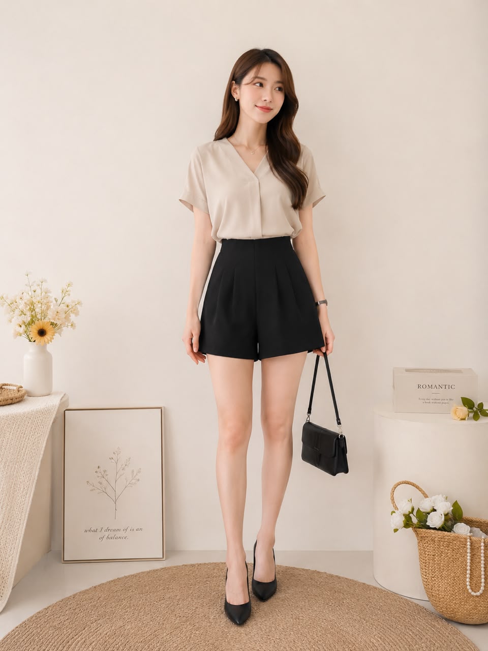 A060395 Minimalist High-Waist Short