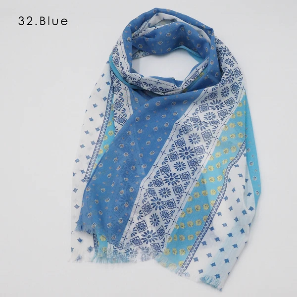 日本進口Lune Jumelle普羅旺斯UV輕薄圍巾 FL2611803