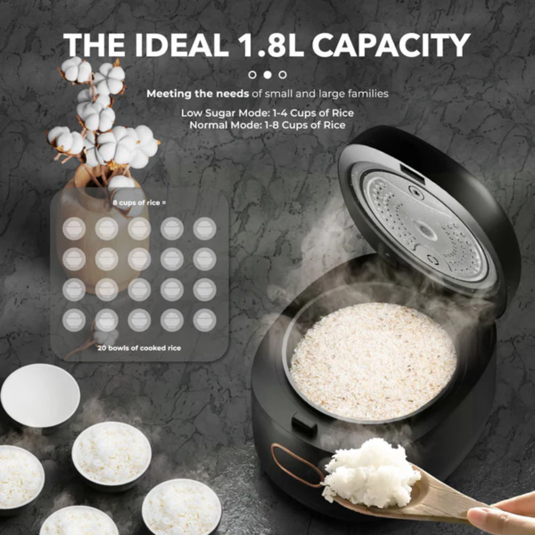 Russell Taylors 1.8L Jar Rice Cooker (RC9)