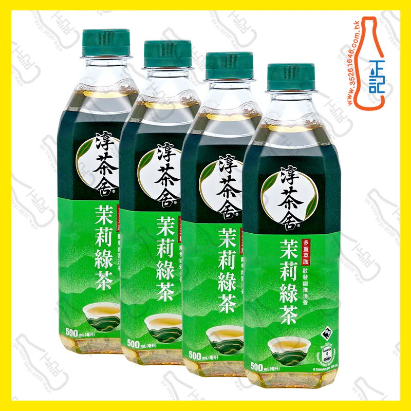 ==淳茶舍 - 銀毫茉莉綠茶 500ml x 4支 /份