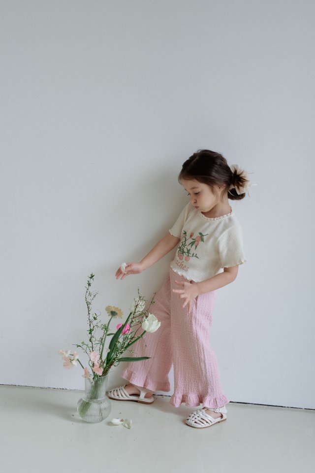 Momoann | Flower T ( Ivory size 7(100-105)/size 9(105-113)