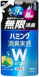 獅王jso超強除臭洗衣液補充裝ハミング消臭実感Wパワー 380 mL