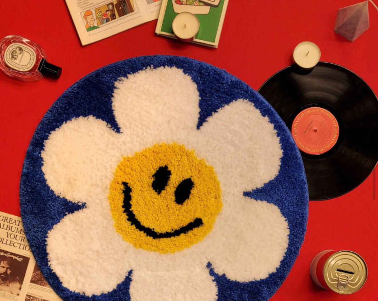 Wiggle Wiggle Smile We Love 圓形地墊